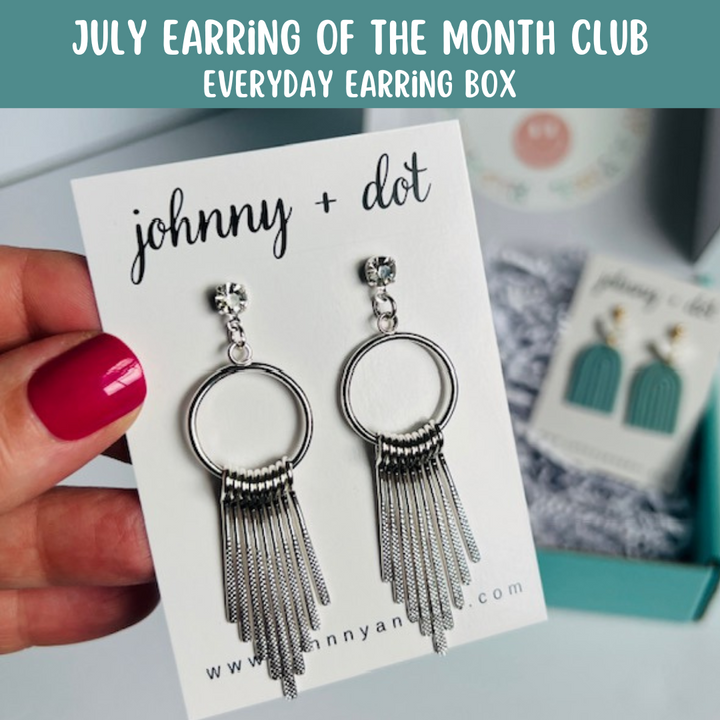 Earring of the Month Club Subscription Box Johnny Dot