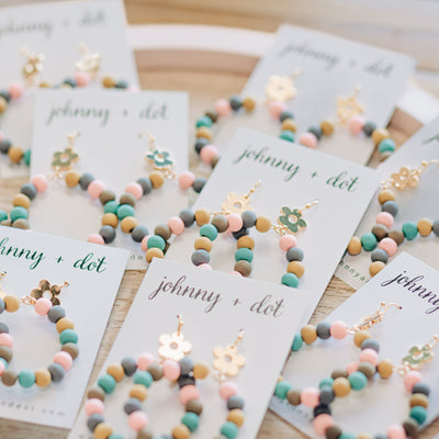 Round Clay Ball Drop Earrings