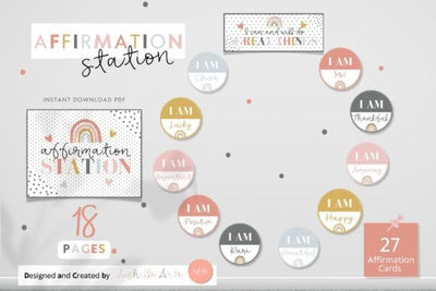 Affirmation Station Printable (Free Digital Download)