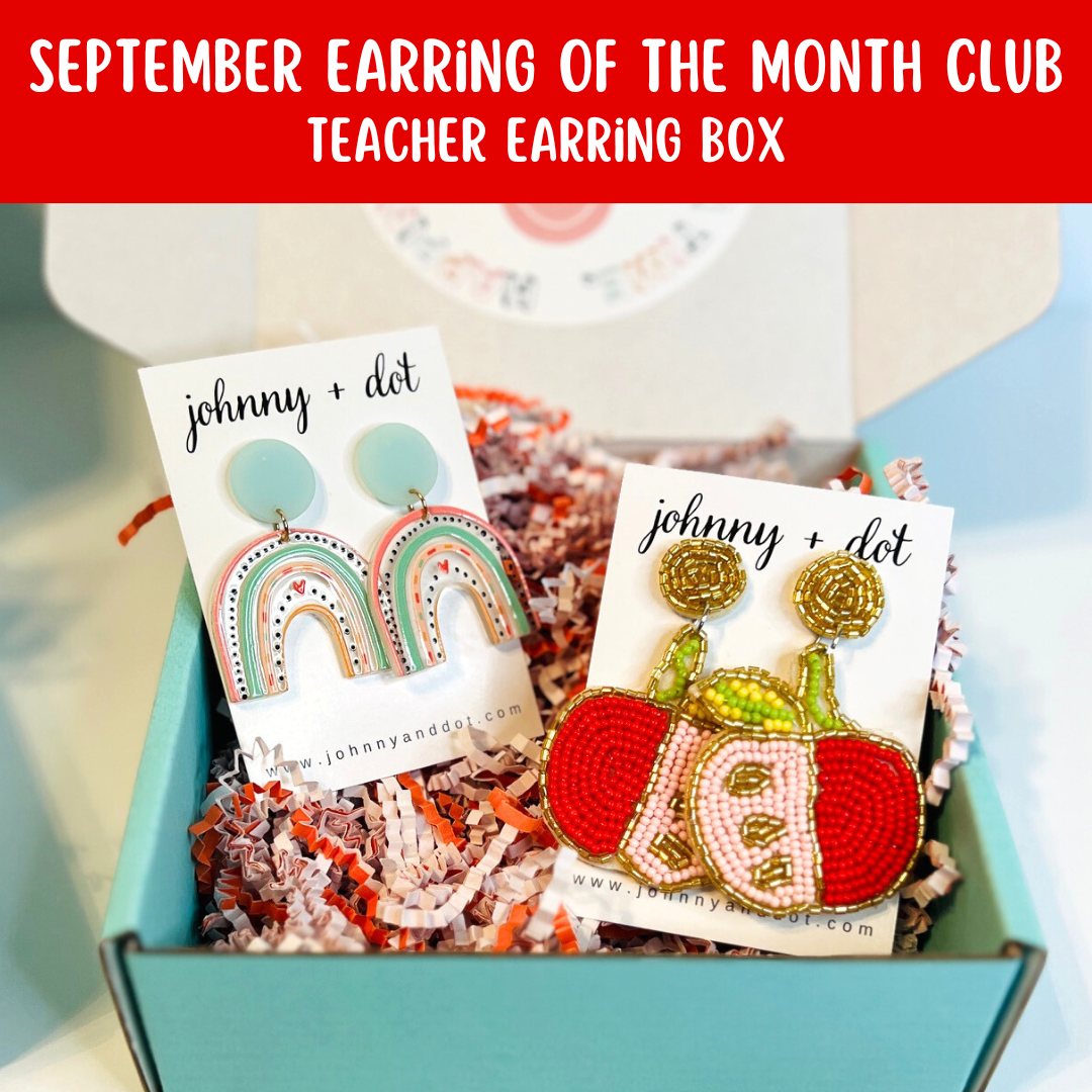 Earring of the Month Club Subscription Box