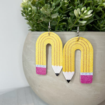 U-Shaped Pencil Earrings