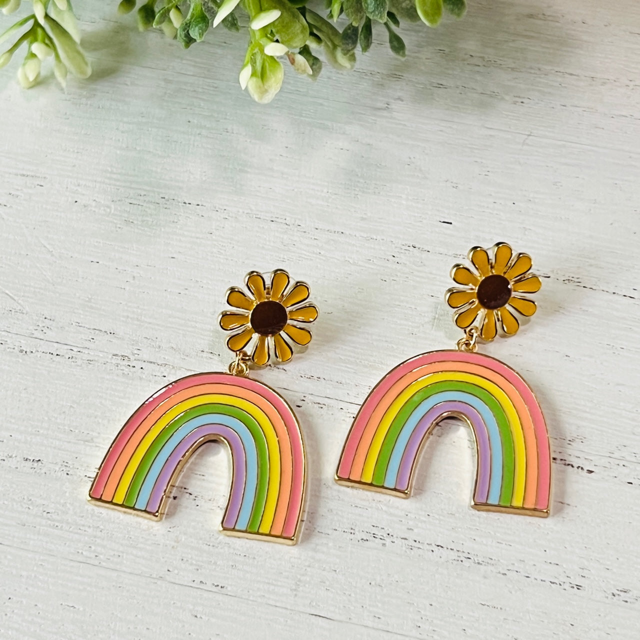 Daisy Rainbow Earring