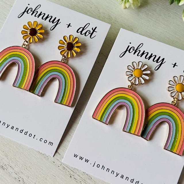 Daisy Rainbow Earring