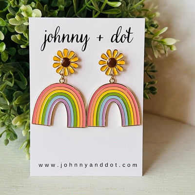 Daisy Rainbow Earring