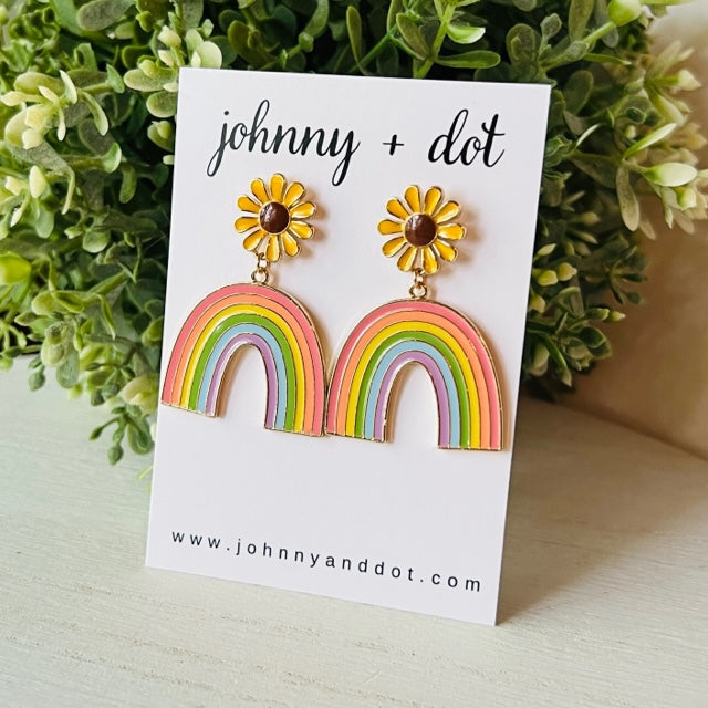 Daisy Rainbow Earring