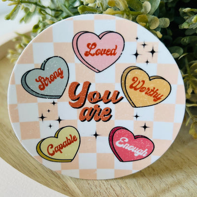 You are Loved Affirmation Sticker