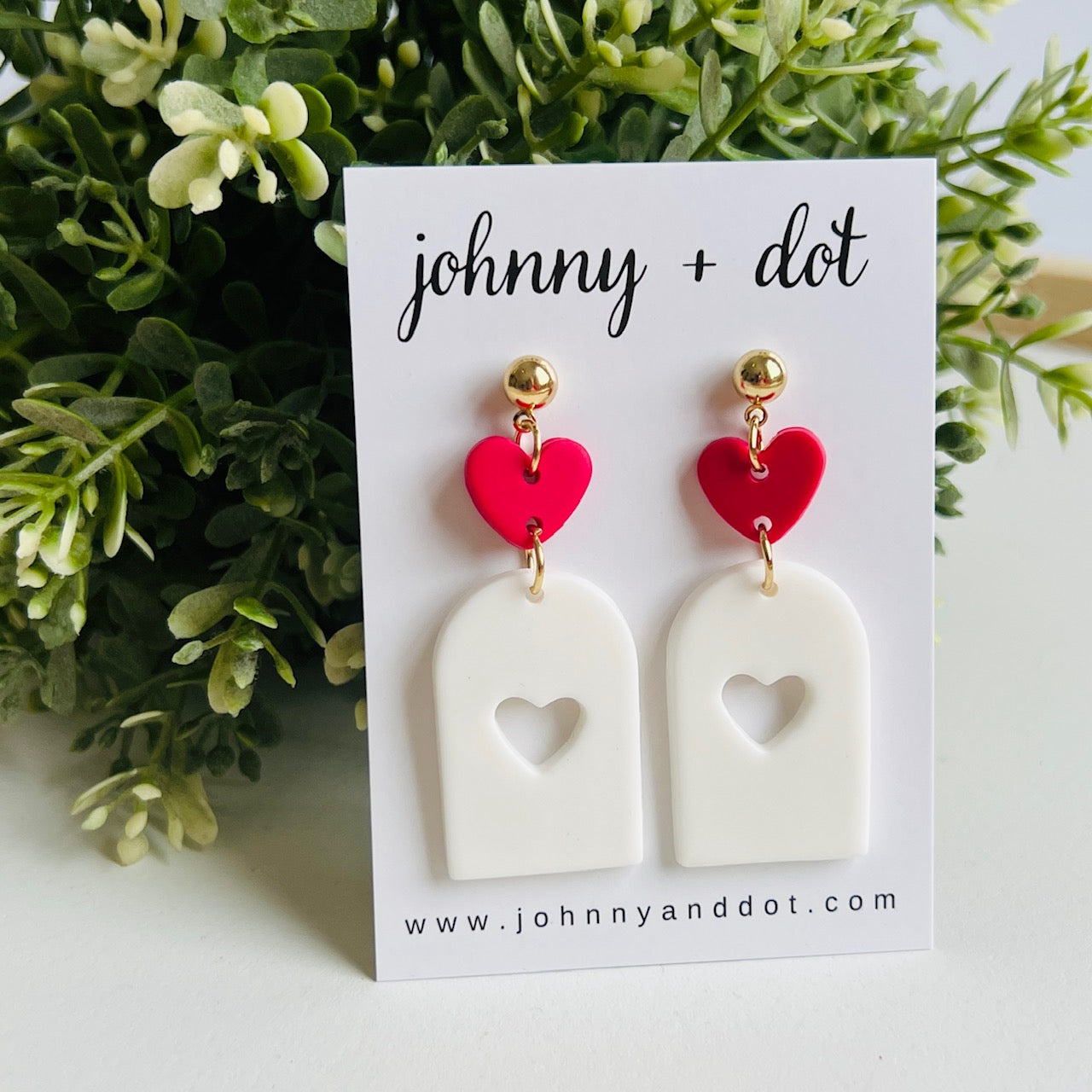 Heart Window Earrings