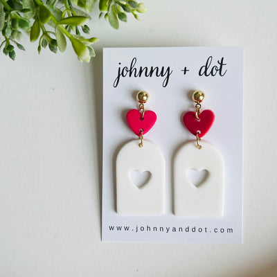 Heart Window Earrings