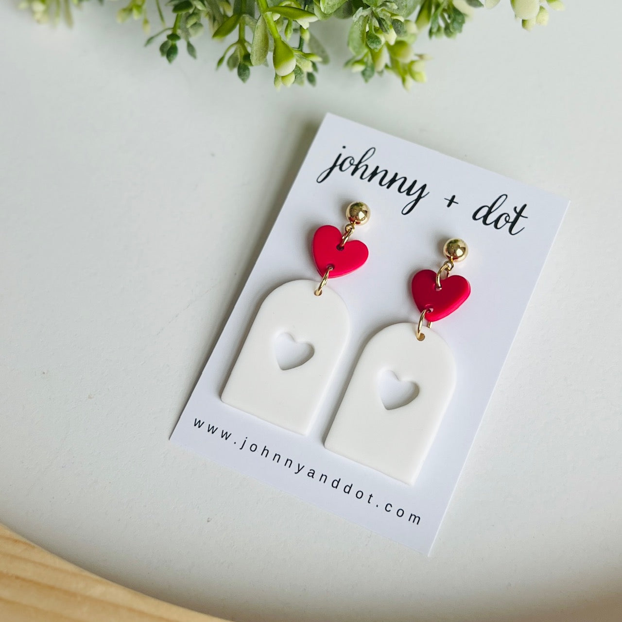Heart Window Earrings