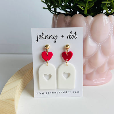 Heart Window Earrings