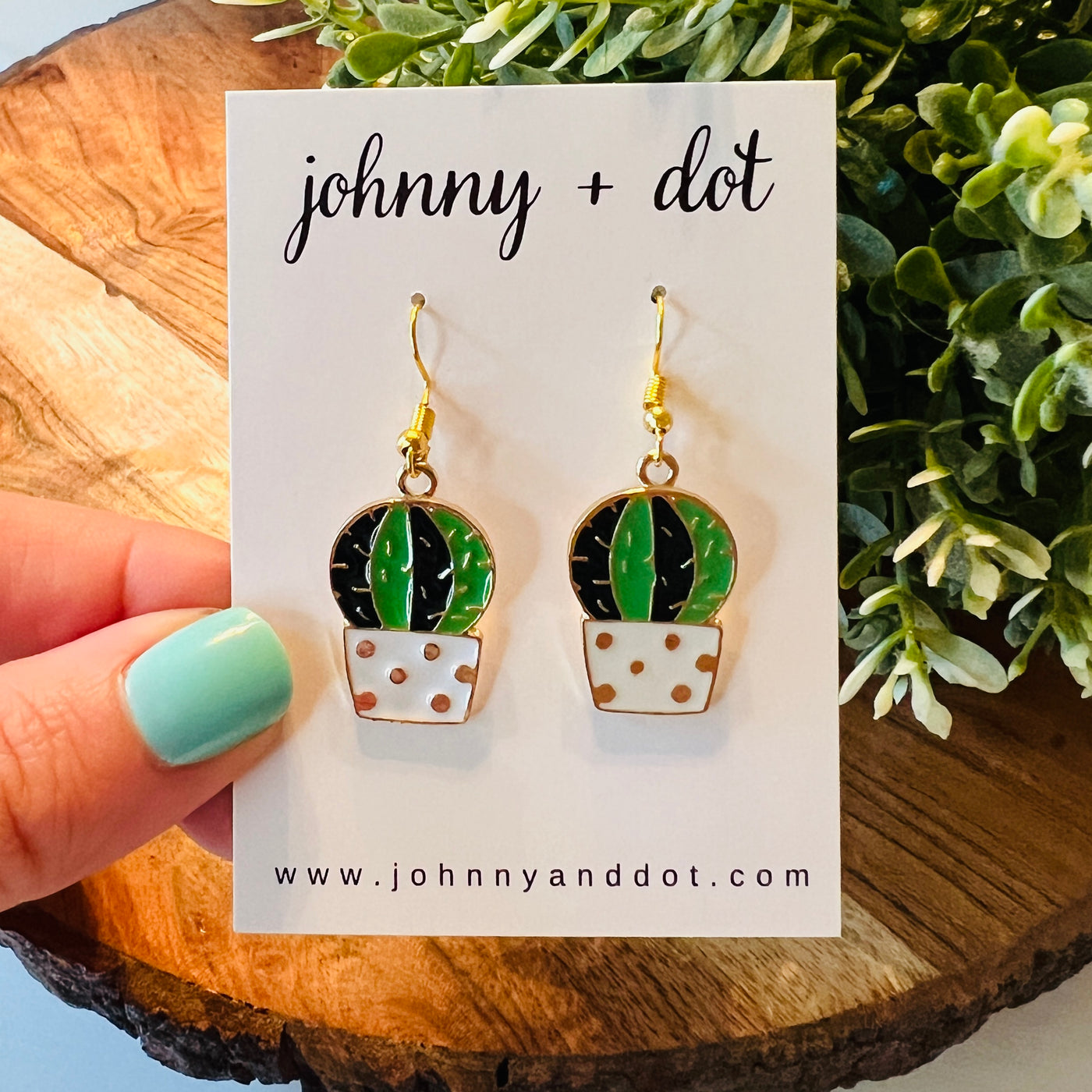 Barrel Cactus Earrings