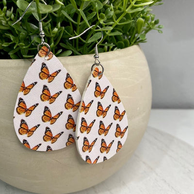 Butterfly Teardrop Earrings