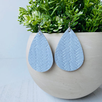 Light Gray Herringbone