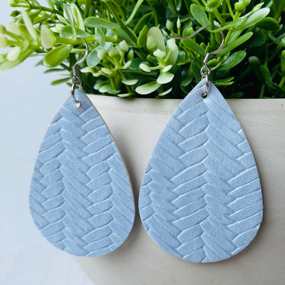 Light Gray Herringbone